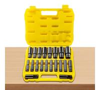 Generico Set Di Extra Profondi | Set Di Bussolle Metriche Lunghe 8-32MM - 20 Pezzi Adattatore Estensore 13MM Per Manutenzione Auto E
