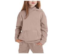 Generico Set Di Felpe Per Ragazze E Bambine Bambini Con Cappuccio Completo Da 2 Pezzi Costume Felpa Zip/Pullover Bambina/Baby Body Casual Pullover Tuta Unisex Modelli Bambina