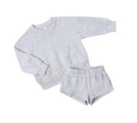 Generico Set Di Felpe Per Ragazze E Bambine Felpa Pullover Cordinata Full Print Pantalone Giacche Pantaloni Con Tasca Bambina/Baby Body Jogger Tuta Bambini Da Bambino 2 Pezzi Unisex Modelli Bambina