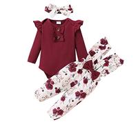 Generico Set di Felpe per Ragazze E Bambine Top E Pantaloni Kids Set Autunno Inverno Outfit Felpa per Sport all'Aria Aperta Neonato Autunno Inverno Outfits Bambini Casual Pullover Felpa Tuta