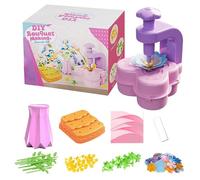 Generico Set Di Fiori Giocattolo In Tessuto - Giochi Morbidi Con Fiori Di Stoffa - Ideale Per Bambini Over 3 Anni, Principianti Ed Appassionati Di Fai Da Te, Sviluppa Creatività