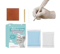 Generico Set di Gesso per modellatura: Materiale di Fusione in alginato, Scultura 3D, Base per Stampa Manuale | Uomini Donne Partner Sposa Sposo San Festa della Mamma papà Memoria Statua Celebrazione