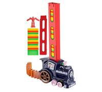 Generico Set Di Giocattoli Per Treni Per Bambini - Set Di Libri E Giocattoli Con Un'avventura In A Vapore Attraverso Le Città | Kit Giocattolo Automatico Creativo Per Ragazze | Calza Imbottita