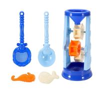 Generico Set di Giocattoli Sabbia, Set Secchiello Pala Giocattoli Mare, Giochi Acqua Estivi all Aperto con Stampini per Ragazzi dai 3 Anni