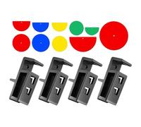 Generico Set Di Guide Per Lavorazione Legno- 7,5x2,4x1,8 Cm Per Montaggio E Installazione Mobili | Maschere Per Installazione Armadi Falegnameria - Professionisti Falegnami Hobbisti E Ristrutturatori