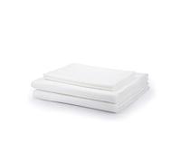 Generico set di lenzuola e federe monouso per letto matrimoniale, 2 lenzuola piane e 2 federe per letto da 160x190+20. Ideali per vacanze, viaggi e airbnb. Durano 1 settimana.