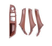 Generico Set Di Maniglie Ricambio Bracciolo Interno Portiera Auto Per BMW Serie 5 F11 F18 523i 535i(Red Brown LHD*4)
