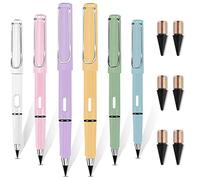 Generico Set di Matite Eterne senza Inchiostro con Ricambi Infinitamente Riutilizzabili e Cancellabili Strumento Portatile per Scrittura Arte Schizzi Dipinti