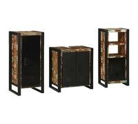 Generico Set di mobili per il bagno 3 pcs Legno di mango massello,Multicolore,68.55kg,3305631