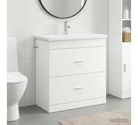 Generico Set di mobili per Il Bagno Bianco 81 x 40 x 84,5 cm,Armadietti e portaoggetti,Componenti di arredo,Componenti di arredo bagno-3404374