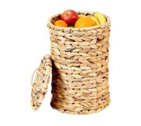 Generico Set Di Pattumiere Intrecciate - Set Di Cestini Per La Carta Straccia Intrecciati | Della Spazzatura In Di, Cestino Per La Spazzatura Per Interni Per Cucina, Camera Da, Bagno