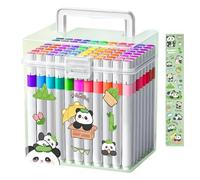 Genérico Set Di Pennarelli - Set Di Pennarelli Acrilici Per Bambini Da Colorare, Vernice Impermeabile Senza Sfocature Per Materiale Scuola, Viaggi E Attività Per Bambini