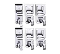 Generico Set di Piedini for Macchina da Cucire con Orlo Arrotolato Stretto 6 Pezzi 3mm/4mm/6mm for Parti