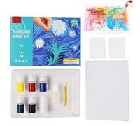 Generico Set di Pittura per marmorizzazione ad Acqua, Kit di Pittura per marmorizzazione per Bambini,Set di Colori ad Kit per su Marmo | Le Migliori Idee di Giocattoli da per attività per