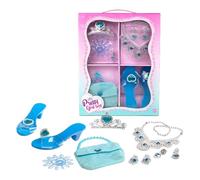 Generico Set Di Scarpe Da Vestire Da Principessa, Little Girl Princess Gioca Scarpe E Boutique, Toddler Girl Dress Up Play Shoes Kit Di Corone Di Gioielli Per Ragazze