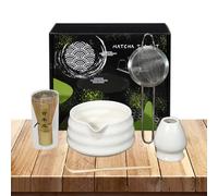 Generico Set di scoop whisk - kit autentico a 5 pezzi, frusta di professionale, strumenti tradizionali per il tè, durevoli | Cerimonia fissata per gli amanti del nov