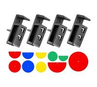 Generico Set di strumenti per maschere per la lavorazione del legno - Morsetto per tracciatura in ABS 7,5x2,4x1,8 cm e per layout | Stumenti di installazione per il montaggio armadi per professio