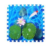 Generico Set di tappetini da Gioco per Bambini in Schiuma Eva Morbida di Grandi Dimensioni, Tessere di Puzzle ad Incastro, tappetini da Giardino Spessi 1,0 cm con Bordi per attività al Chiuso/all'ape