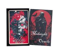 Generico Set di Tarocchi e Oracolo Mazzo Completo Da 78 Carte Midnight Per | Mazzo di Tarocchi Halloween per Guida Personale Pratica Mindfulness Ritiro Spirituale Stanza Meditazione