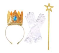 Genérico Set di Tiara - Tiara Costume Con E Guanti - Costumi di Halloween per Giochi di Ruolo e Rappresentazioni Scuola Casa Feste Carnevale