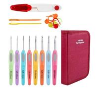 Generico Set di Uncini per Maglia,Strumenti Per Maglieria - Kit Per Uncinetto | Per Appassionati Di Famiglia Donne Uomini Hobbisti Creazione Coperte Hobby Da Viaggio Creazione Decorazioni Casa