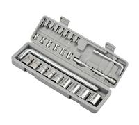 Generico Set Di Utensili A | 27 Pezzi Portatile Resistente Ed Ergonomico,Completo Set Di Socket Per Auto E Utensili Meccanici - Per Garage Casa Officina Manutenzione Riparazione Elettricista Papà