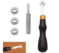 Generico Set Distanziatori Pelletteria,Forniture per Pelletteria - Set Spaziatore per Impressione su Pelle | per Calzolai Fabbricanti di Borse Hobbisti Artisti Principianti Fai da Te