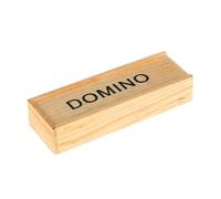 Generico Set Dominoes - Black Pares, Carrying Case | Doppio 6 domino, set a 28 pezzi | Gioco di famiglia divertente, ideale per bambini, ragazzi, ragazze e incontri sociali