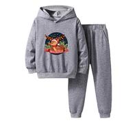 Generico Set Due Pezzi Bambino con Camicia Elegante e Pantaloni Stampati per Occasioni Speciali e Giornate di Scuola Comodo e Stilizzato per Giovani Ragazzi (GY1, 11-12 Years)