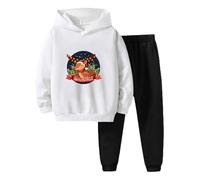 Generico Set Due Pezzi Bambino con Camicia Elegante e Pantaloni Stampati per Occasioni Speciali e Giornate di Scuola Comodo e Stilizzato per Giovani Ragazzi (BK3, 7-8 Years)