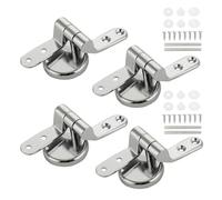 Generico Set Fisso for Coperchio Superiore Sedile Universale 2/4 Pezzi con Accessori di Ricambio for rondella Regolabile(2 PCS)