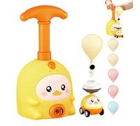 Generico Set Giocattolo Lanciatore di Palloncini, Auto a Palloncini Animale ad Aria con Pompa, Pompa Aria Manuale e Auto a Forma di Animale, Giocattolo Educativo di Fisica per Primo Apprendimento