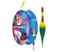 Generico Set Lenza da - Galleggiante Che Cambia Colore, Kit Bobber Automatico, Gruppo Scorrevole Pronto all'Uso, Attrezzatura Ad Alta visibilità | Strumenti Professionali per La Kayak Molo per Barc