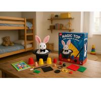 Generico Set Magia per Bambini Magic Top con Cappello, Bacchetta, Coniglio e Accessori - Gioco Educativo Creativo con Tanti Trucchi di Magia - Kit Magico Regalo Bimbi 5+ Anni