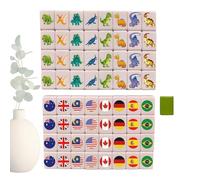 Generico Set Mahjong | Giocattolo educativo in resina per lo sviluppo | Tessere da gioco a tema calcio,per Donne Ragazze Ragazzi Giovani Mogli Mariti Figli Figlie Feste Riunioni Vacanze