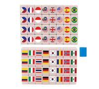 Generico Set Mahjong - Gioco Mahjong leggero in,Tessere da gioco a tema calcio - Per uomini, donne, giovani, adolescenti, figlie, famiglia, amici, vacanze scolastiche, riunioni informali, feste