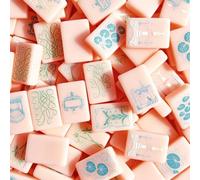 Generico Set Mahjong, set Mahjong americano acrilico a 4 strati con 160 tessere, 4 dadi