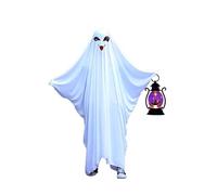 Generico Set Mantelli A Tema Per Gruppi - Cappucci Halloween Fantasma Di Qualità Per Adulti E Bambini(Ghost face,M)