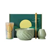 Generico Set matcha, ciotola, supporto for frusta da tè, mixer, for gli amanti, strumenti di preparazione(R)
