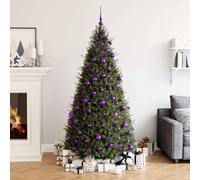 Generico Set Palline di Natale 111 pz Viola in Polistirene,Viola,0.95kg,356119