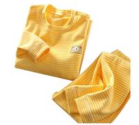 Generico Set Pigiama per Bambini Ragazzi e Ragazze Abbigliamento da Casa Traspirante Abbottonato Carino Vestiti Leggeri Idea Regalo Adolescenti, 1 a 12 Anni