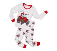 Generico Set Pigiama per Bambini Ragazzi e Ragazze,casa Abito da Notte Abbottonato Autunnale Invernale Pigiami Rimani al Caldo in Autunno Inverno Unisex Adatto Il Gioco nel Tempo Libero