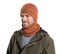 Generico Set Sciarpa Cappello Guanti Donna,Berretto Lavorato A Maglia Caldo in Cotone Invernale per Coppie Bavaglino Caldo Bavaglino per Uomo E Donna Set di Due Pezzi