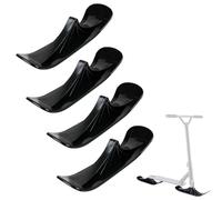 Generico Set Slitta da Neve E Scooter da Sci, 4 Pezzi Accessoris per Slitta A Due Ruote E Scooter, Accessoris per Ciclismo Invernale E Sci per Sabbia Strade Sterrate Irregolari Spiaggia Avventure