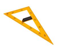 Generico Set Strumenti Didattici Magnetici per Insegnanti con Triangoli 45° e 60° in Plastica Gialla con Manico Staccabile per Lezioni in Aula