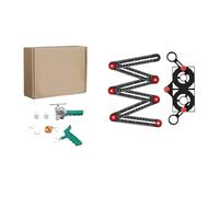 Generico Set tagliavetro Manuale Portatile for Utensili da Taglio for Vetro/Piastrelle Multifunzione(Set 1)