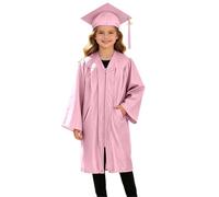 Generico Set Toga e Tocco per Bambini Abito da Graduazione Accademica con Nappa 2026 Costume da Laureato per Scuola Materna Asilo e Primaria Set Completo per Cerimonia di Diploma