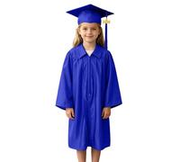 Generico Set Toga E Tocco Per Bambini Abito Da Laureato Set Per Bambini 2026 4-10 Anni Costume Da Laureato Con Stola Cappello E Nappina 2026 Abito Diplomino Foto Ricordo Outfit Toga Bambino