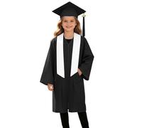 Generico Set Toga E Tocco Per Bambini Abito Da Laureato Set Per Bambini Costume Da Laureato Con Stola Cappello E Nappina 2026 Abito Diploma Asilo Scuola Materna Primaria Kit Completo