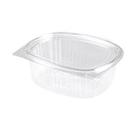 Generico set Vaschette per Alimenti con Coperchio attaccato Trasparenti in Pet VARIE MISURE Contenitori per Alimenti Riutilizzabili Chiusura ermetica (200 pz 160x130x60 mm 1000ml)